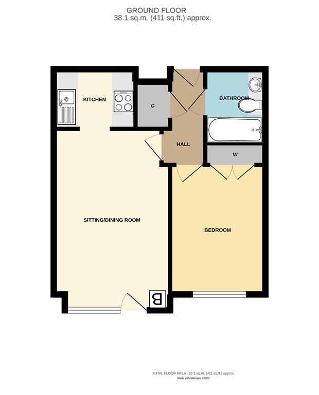 5, Homefield House, Barton Court Road floorplan