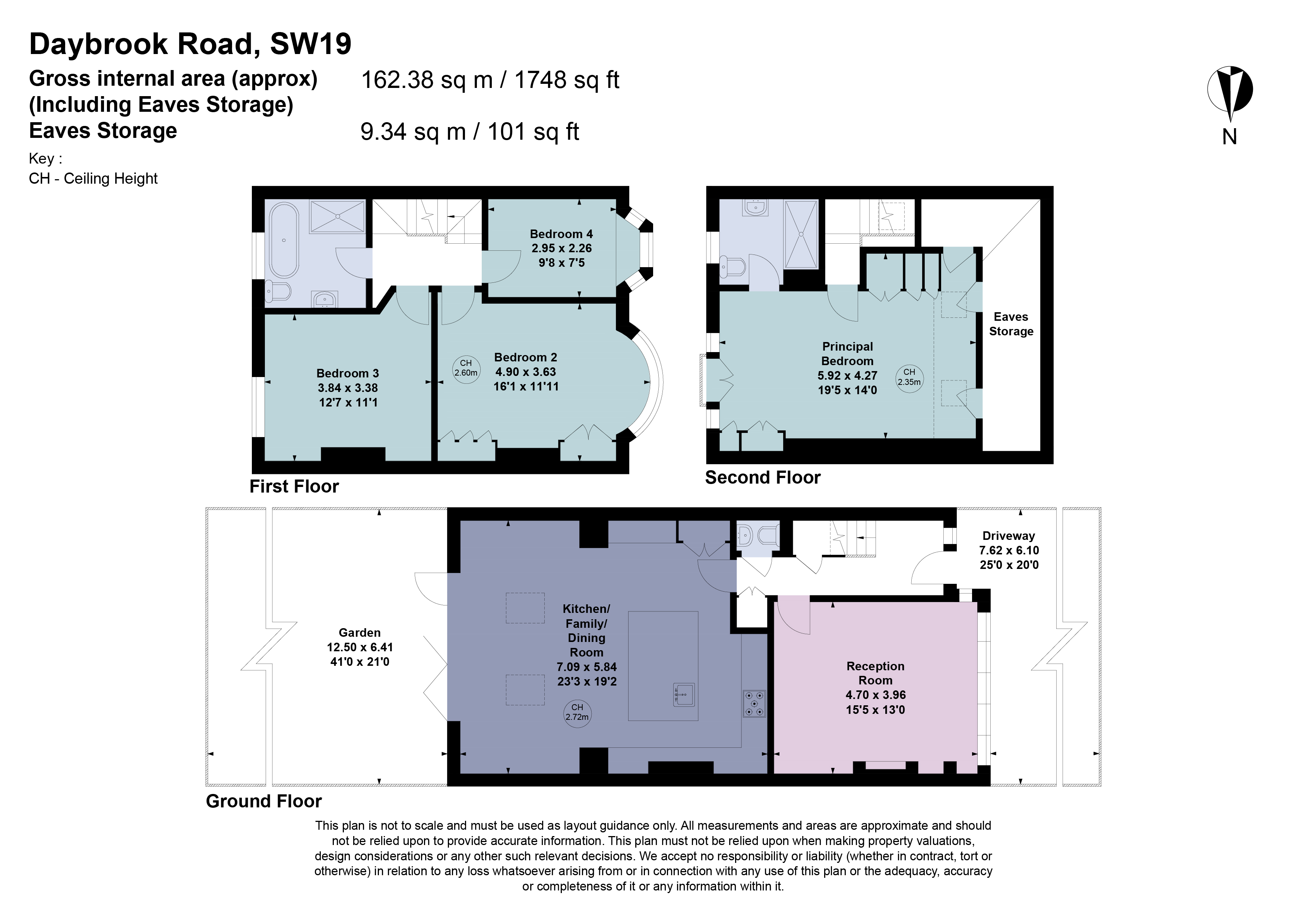 51, Daybrook Road, London floorplan