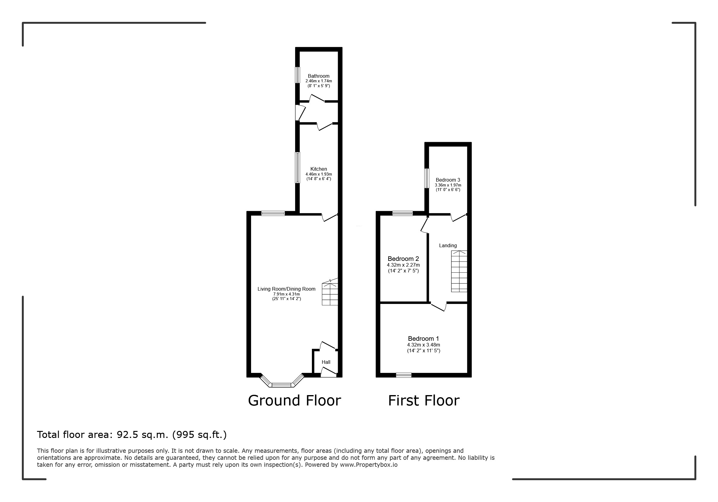 32, Beaconsfield Road, Stockton-on-Tees floorplan