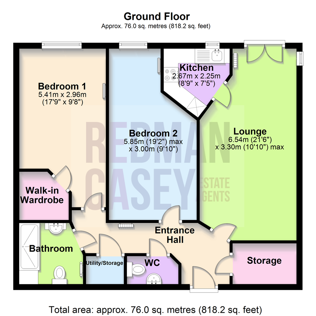 38 Rockhaven Court, Chorley New Road, Bolton floorplan