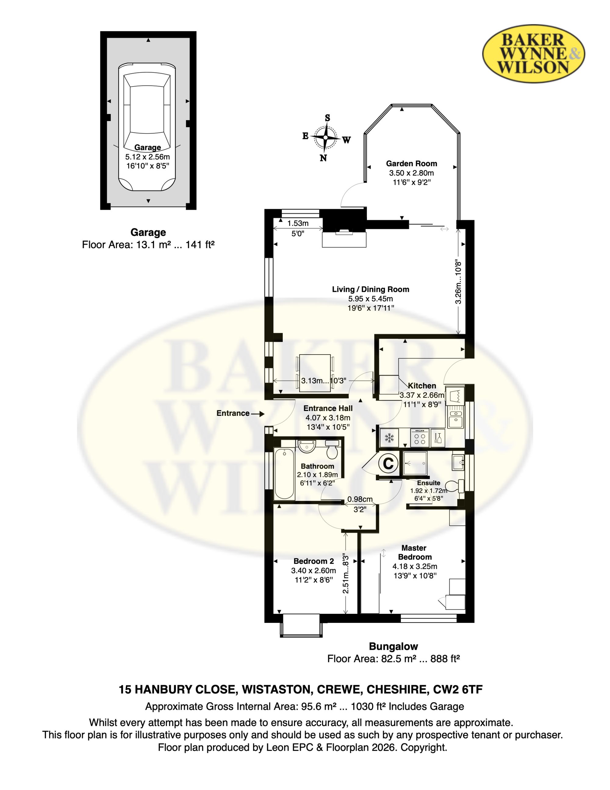 15 Hanbury Close, Crewe floorplan