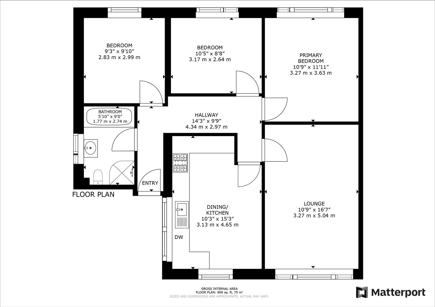 25, Windmill Crescent, Halifax floorplan