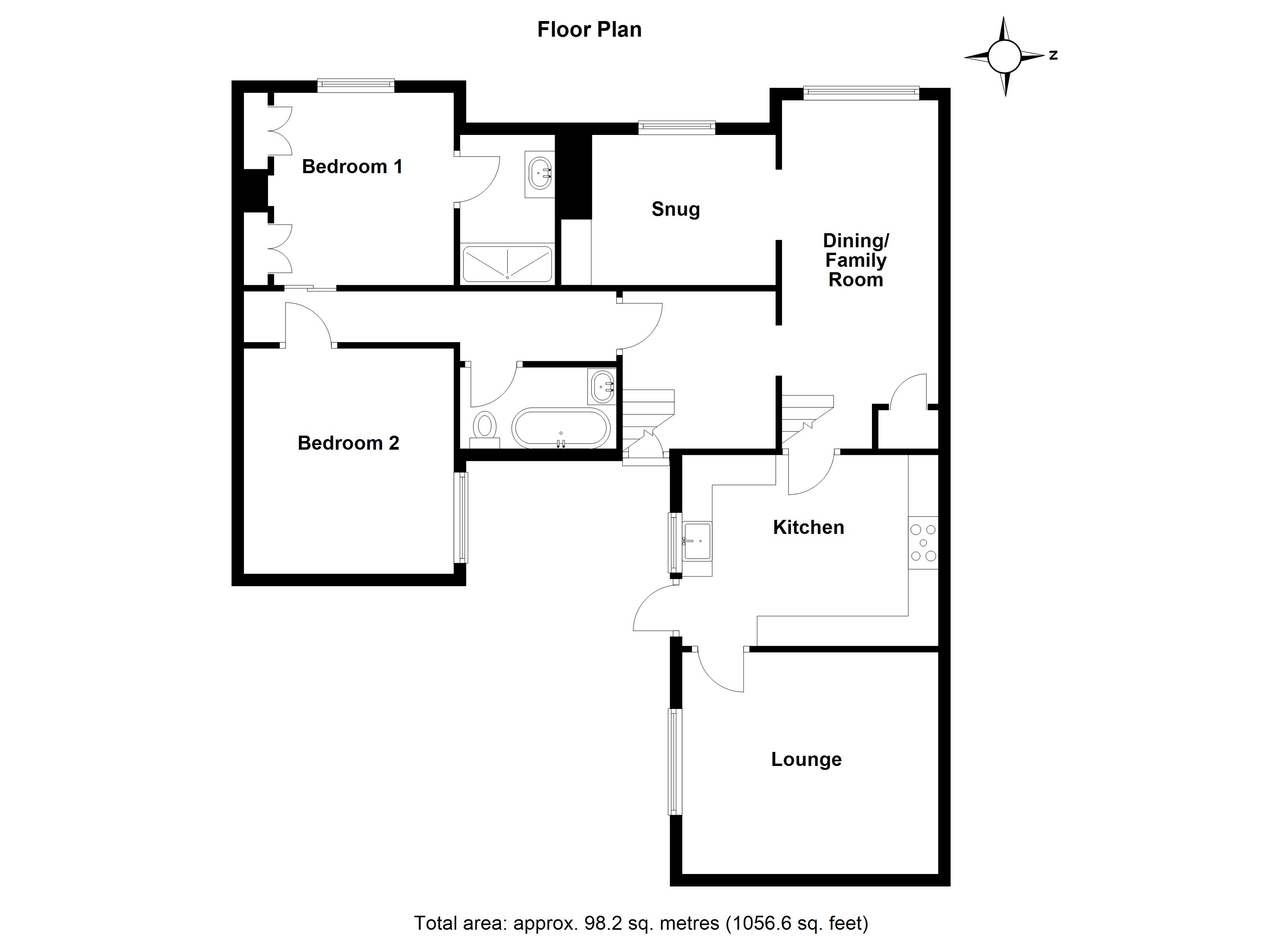 21a, Church Lane, Stevenage floorplan