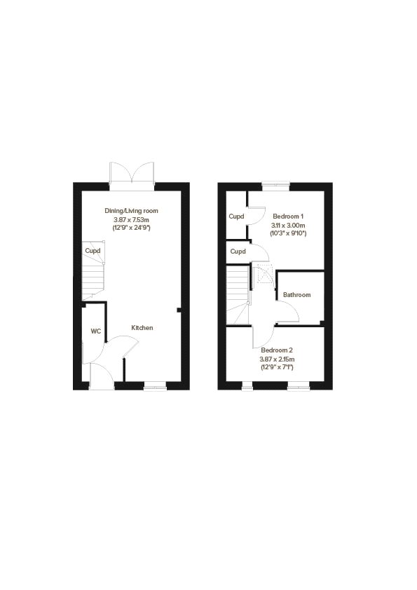 Plot 172, The Alnmouth,Mill Gardens,, Plot 172  The Alnmouth, Mill Gardens, Cullompton floorplan