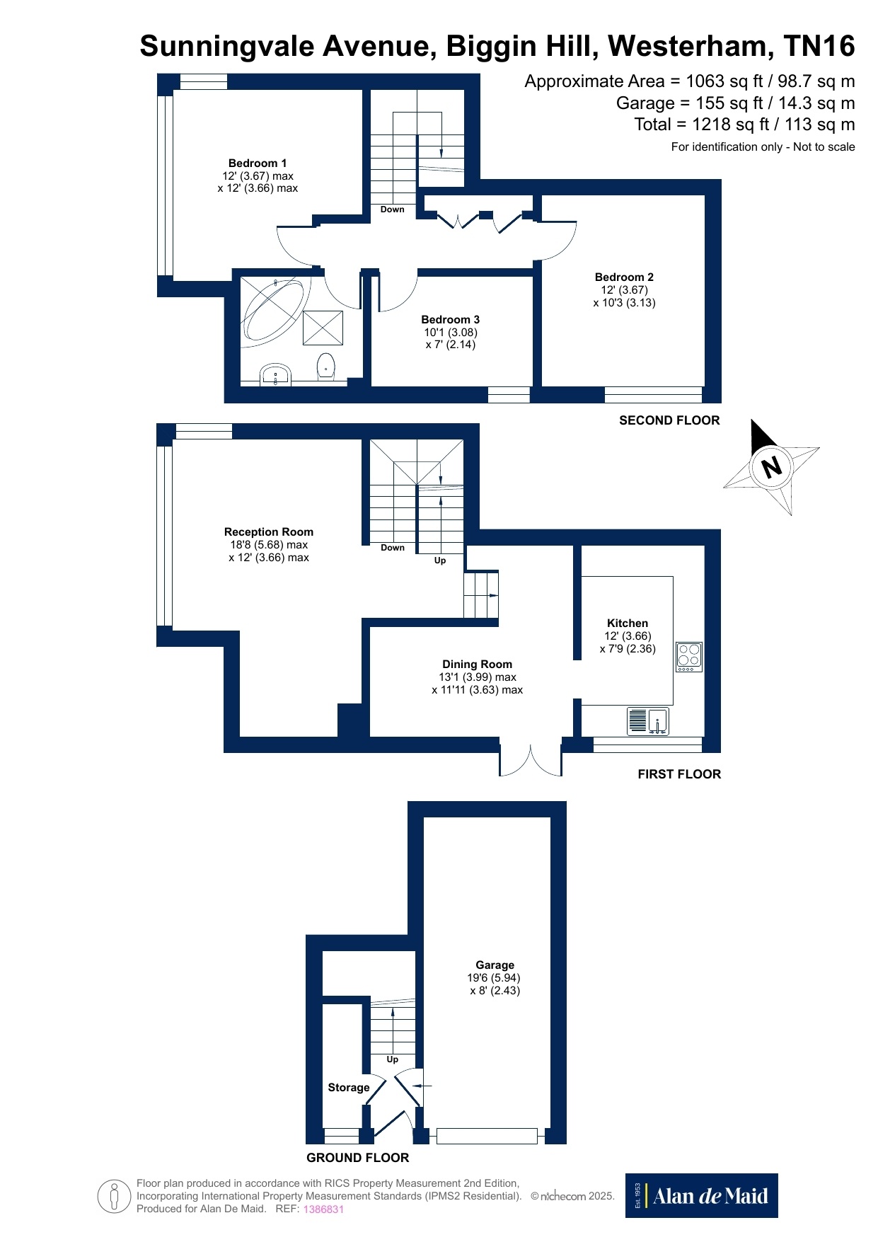 11A, Sunningvale Avenue, Westerham floorplan