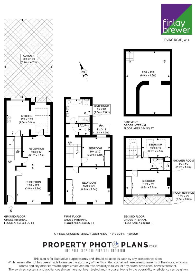 Irving Road, London W14, 4 bedroom terraced house to rent 64148080