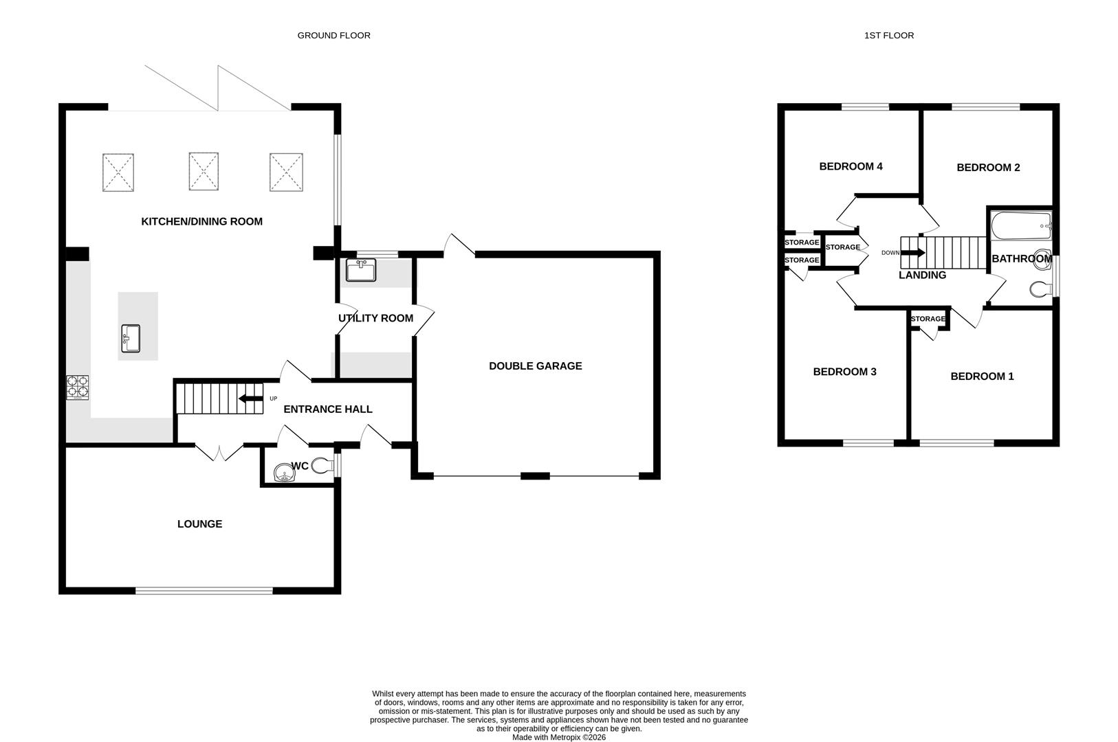 24, Ullswater Avenue, King's Lynn floorplan