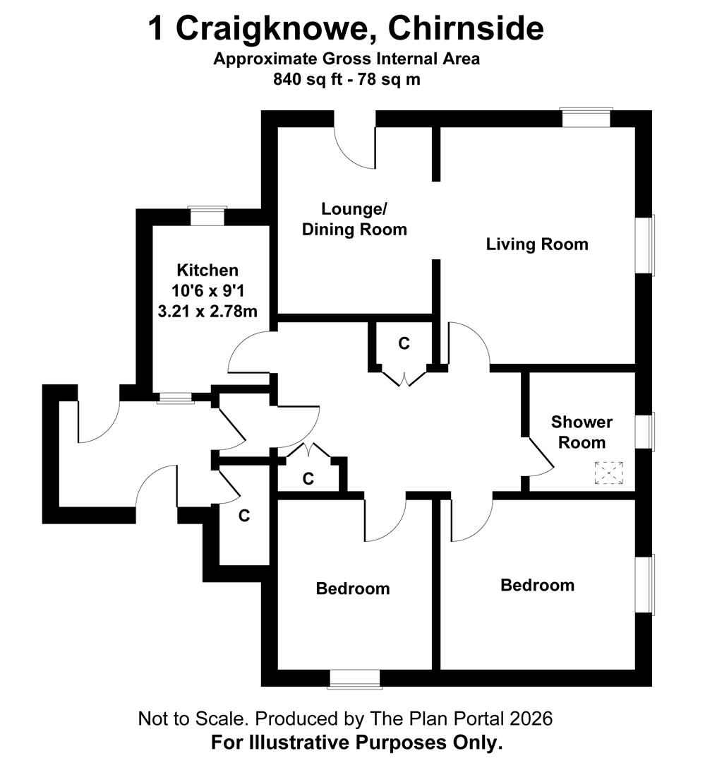 1, Craigknowe, Chirnside floorplan