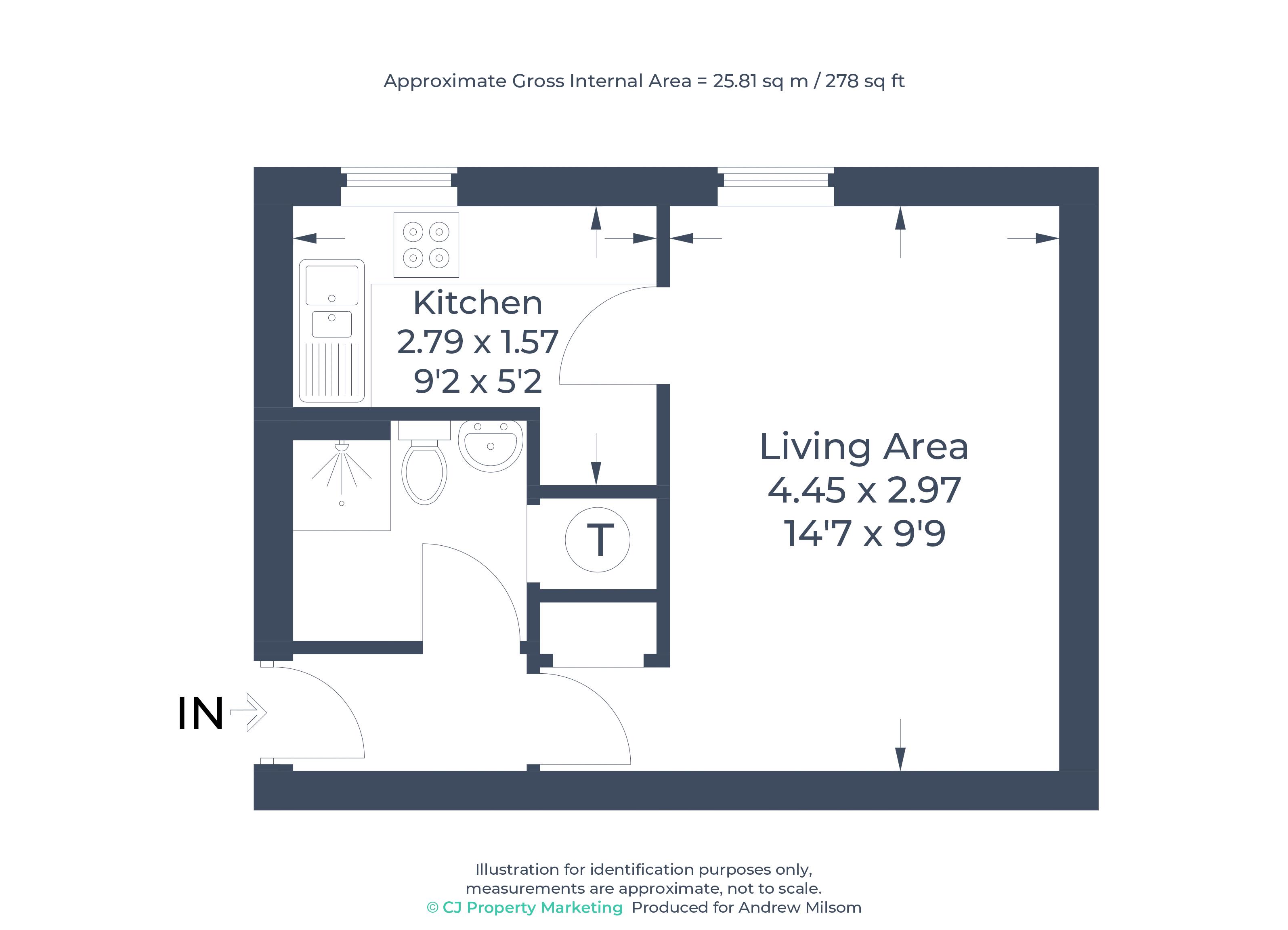 58, Hellyer Way, Bourne End floorplan