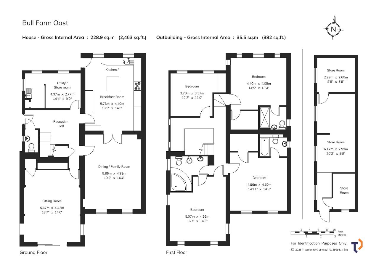 Bull Farm Oast, Bishops Lane, Cranbrook floorplan