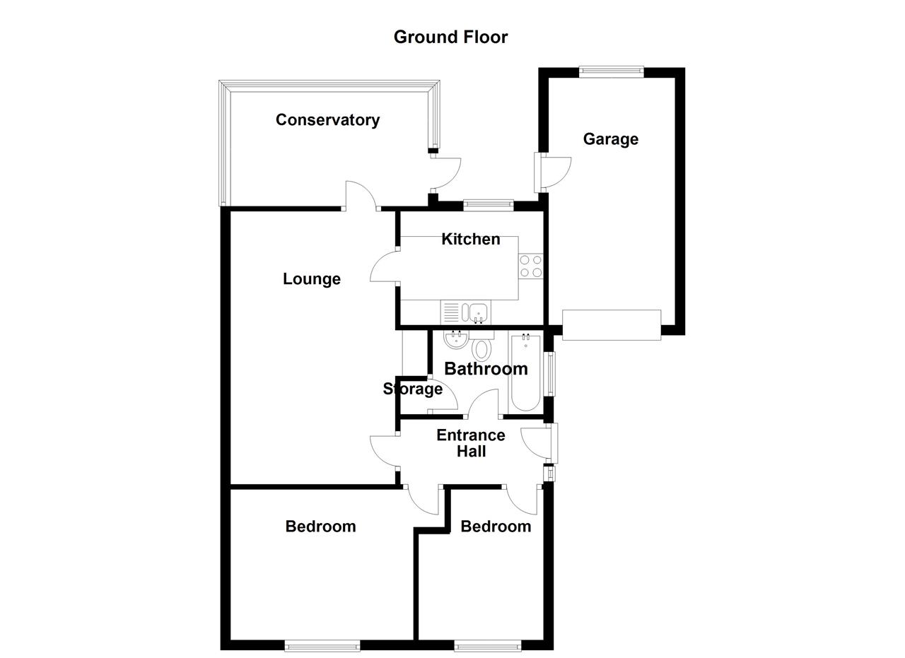 2 Bedrooms Semi-detached bungalow for sale in Windsor Close, Stone ST15