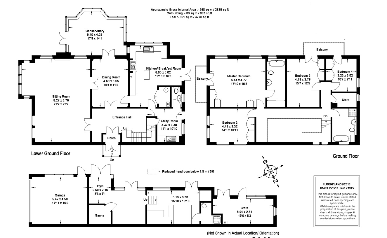 Greenways, 36, Lewes Road, West Sussex floorplan