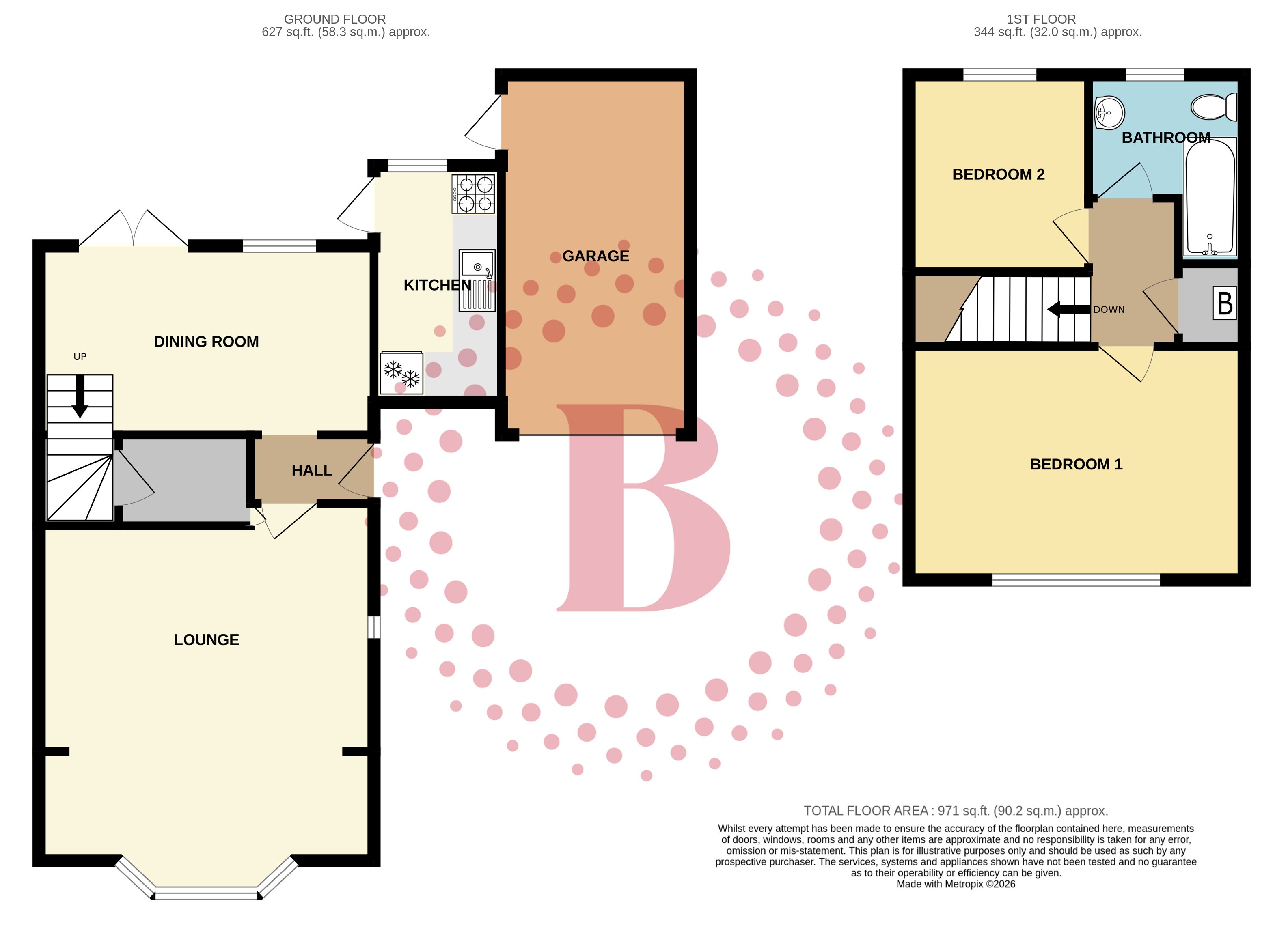 6, Manor Close, Langford floorplan