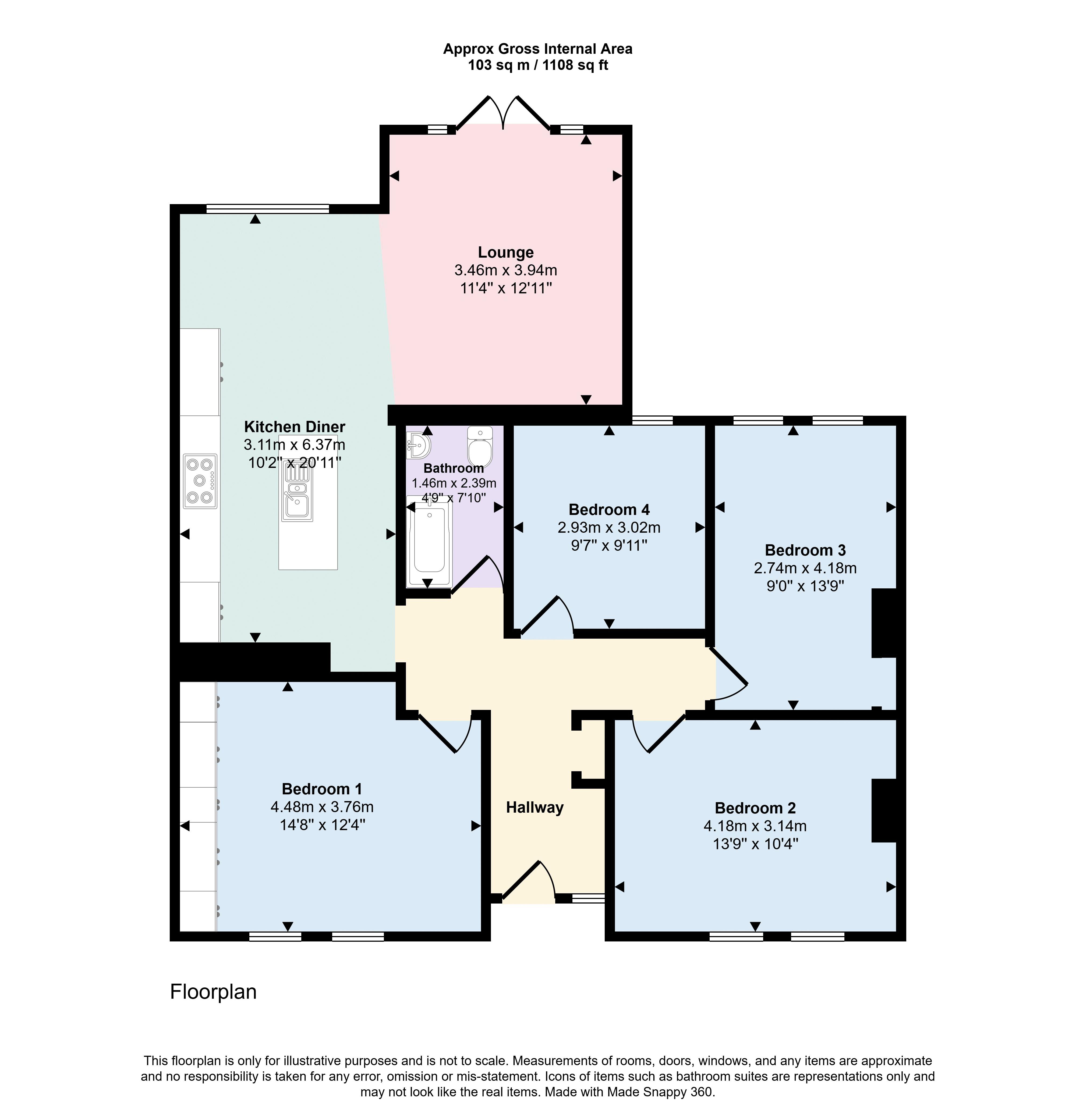 80, Hardie Street, Alexandria floorplan