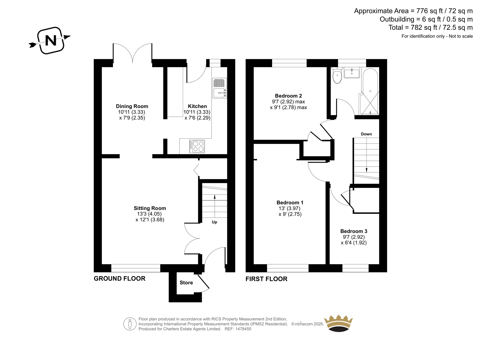 11, Quebec Gardens, Southampton floorplan