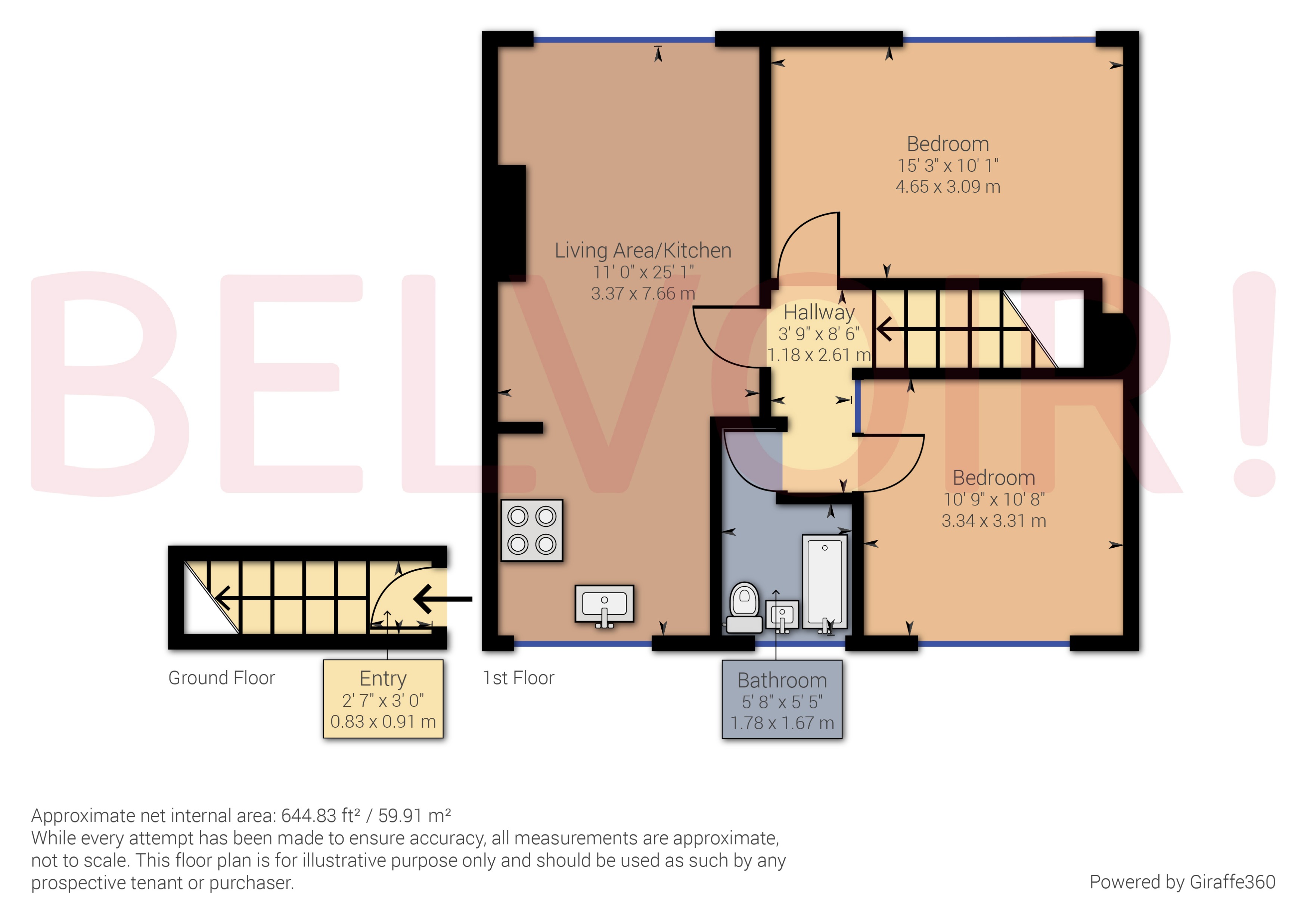 249, Cranbourne Lane, Basingstoke floorplan