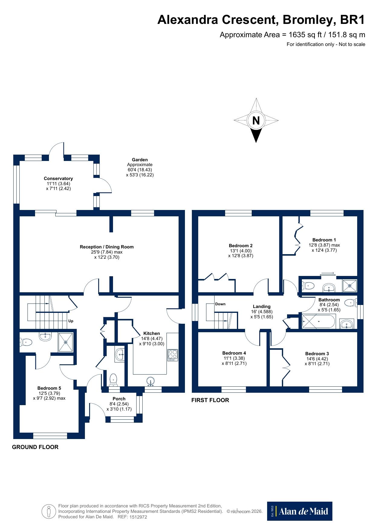 5A, Alexandra Crescent, Bromley floorplan