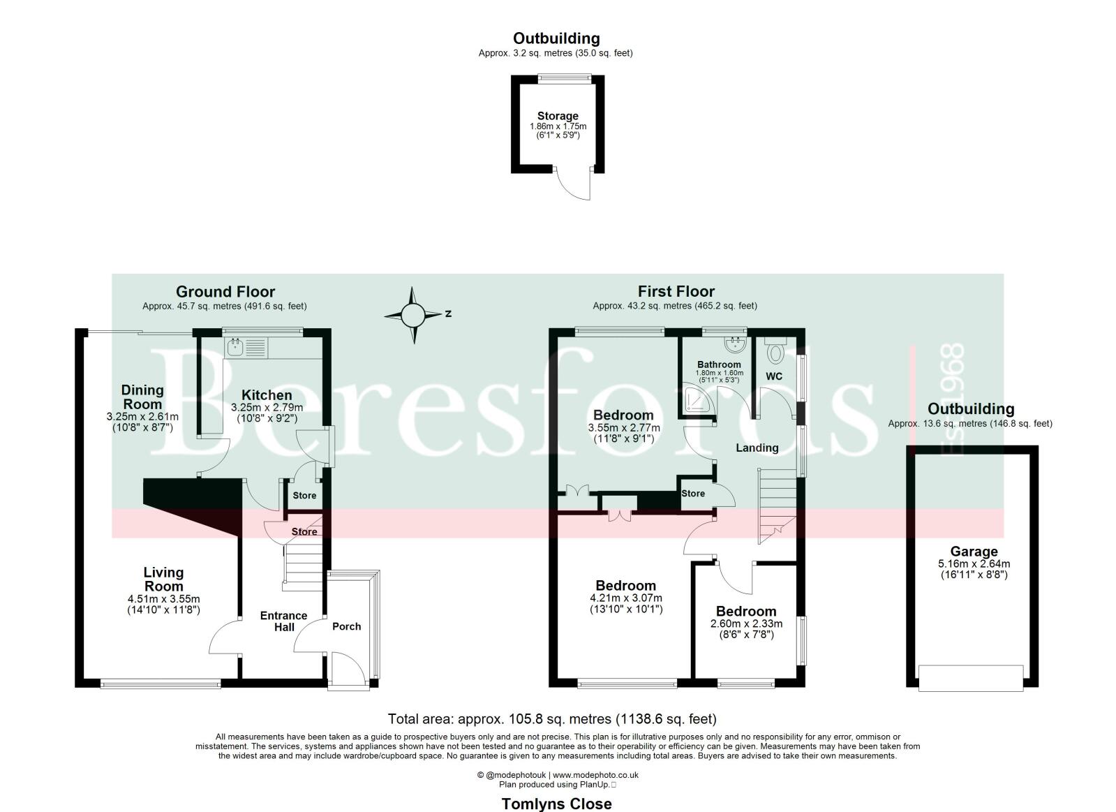 25, Tomlyns Close, Brentwood floorplan