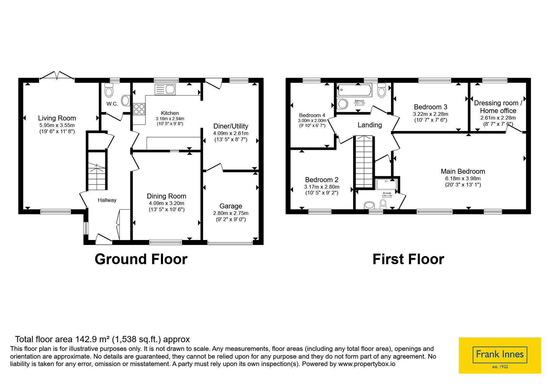 10, Castle Way, Leicestershire floorplan