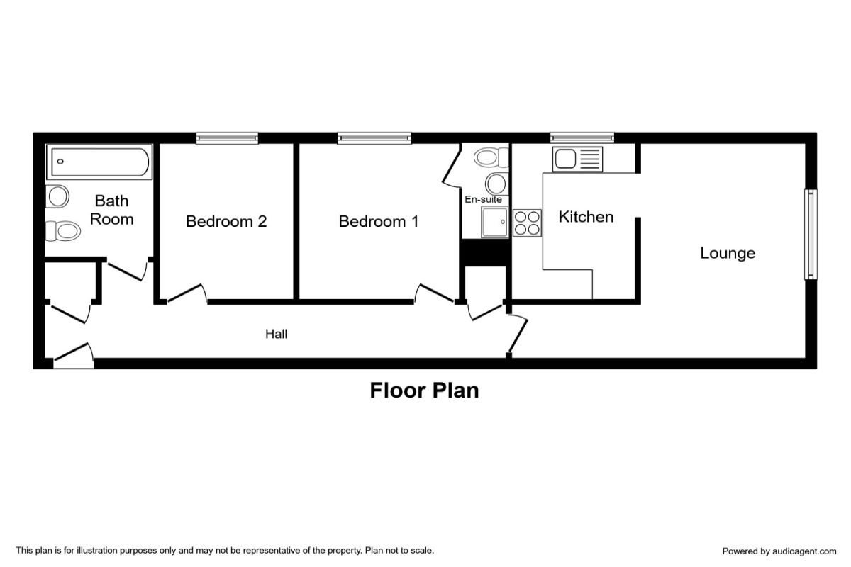 2 Bedrooms Flat to rent in Kilby Road, Stevenage SG1