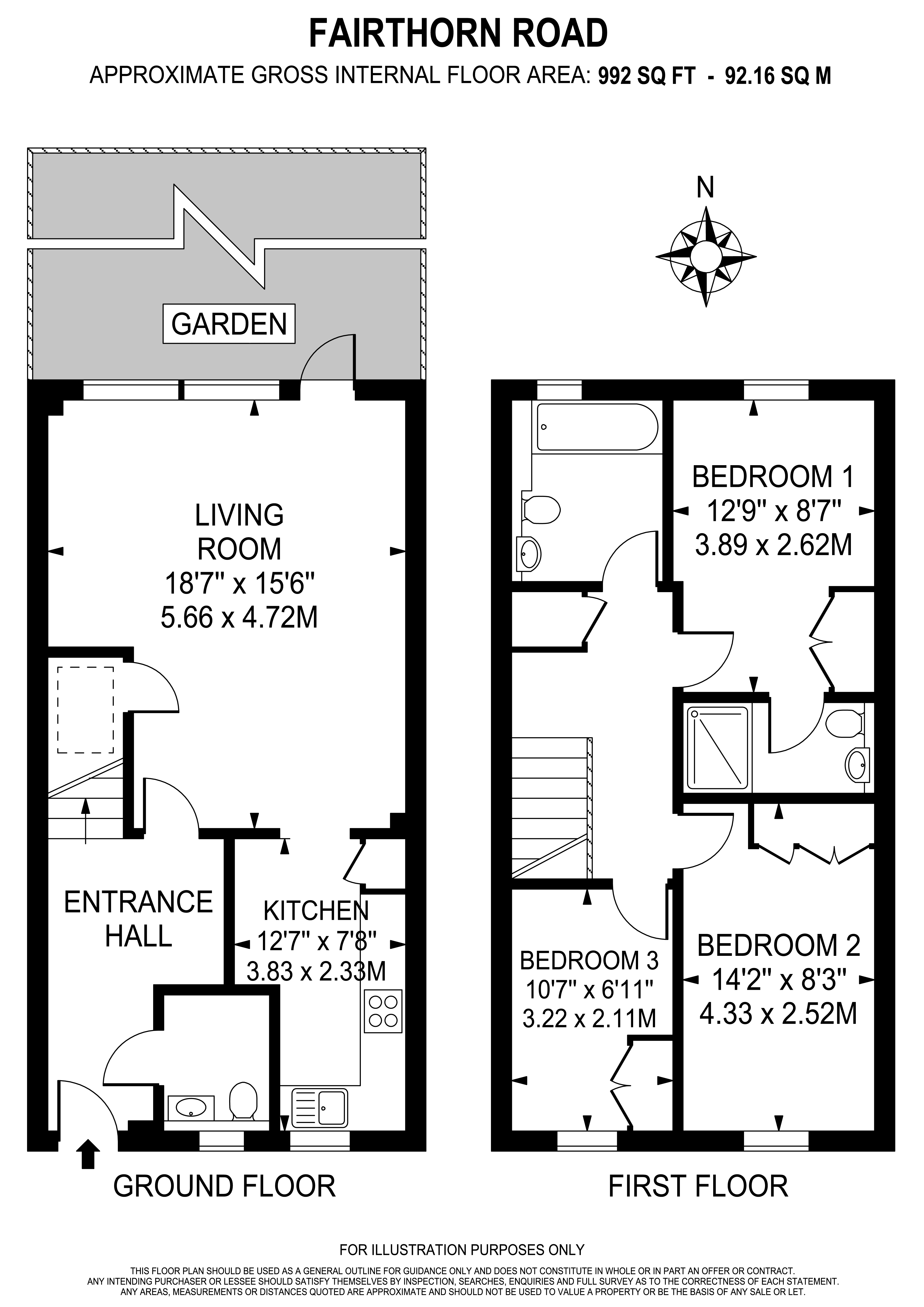35, Fairthorn Road, London floorplan