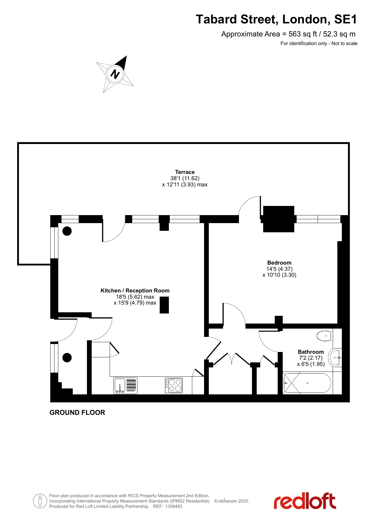 217a, Tabard Street, London floorplan