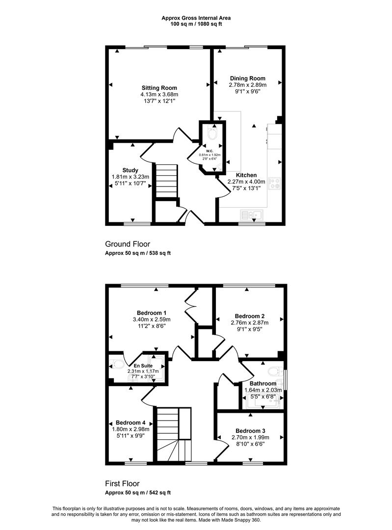 1, Casterbridge Way, Gillingham floorplan
