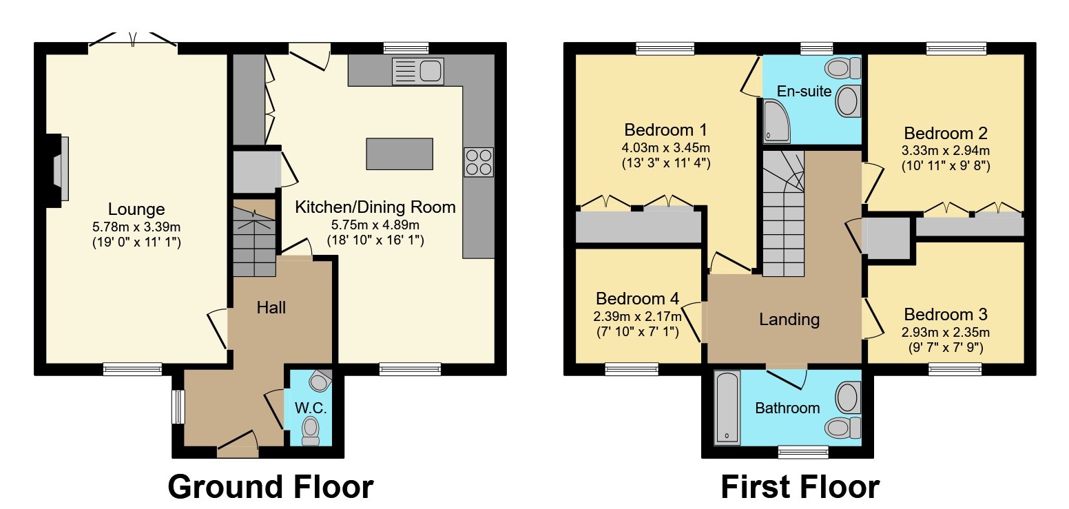 36, Normangate, Peterborough floorplan
