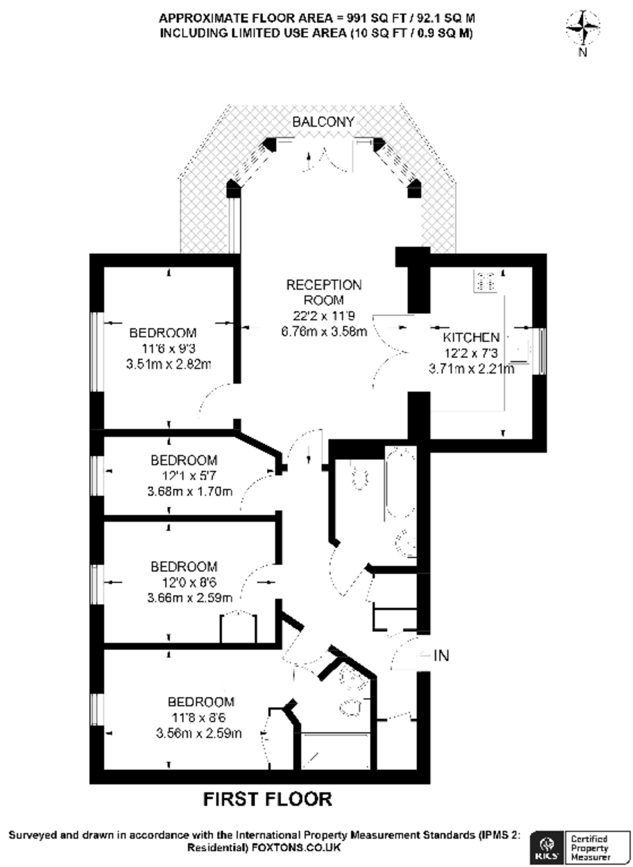 Richmond Road, Kingston floorplan
