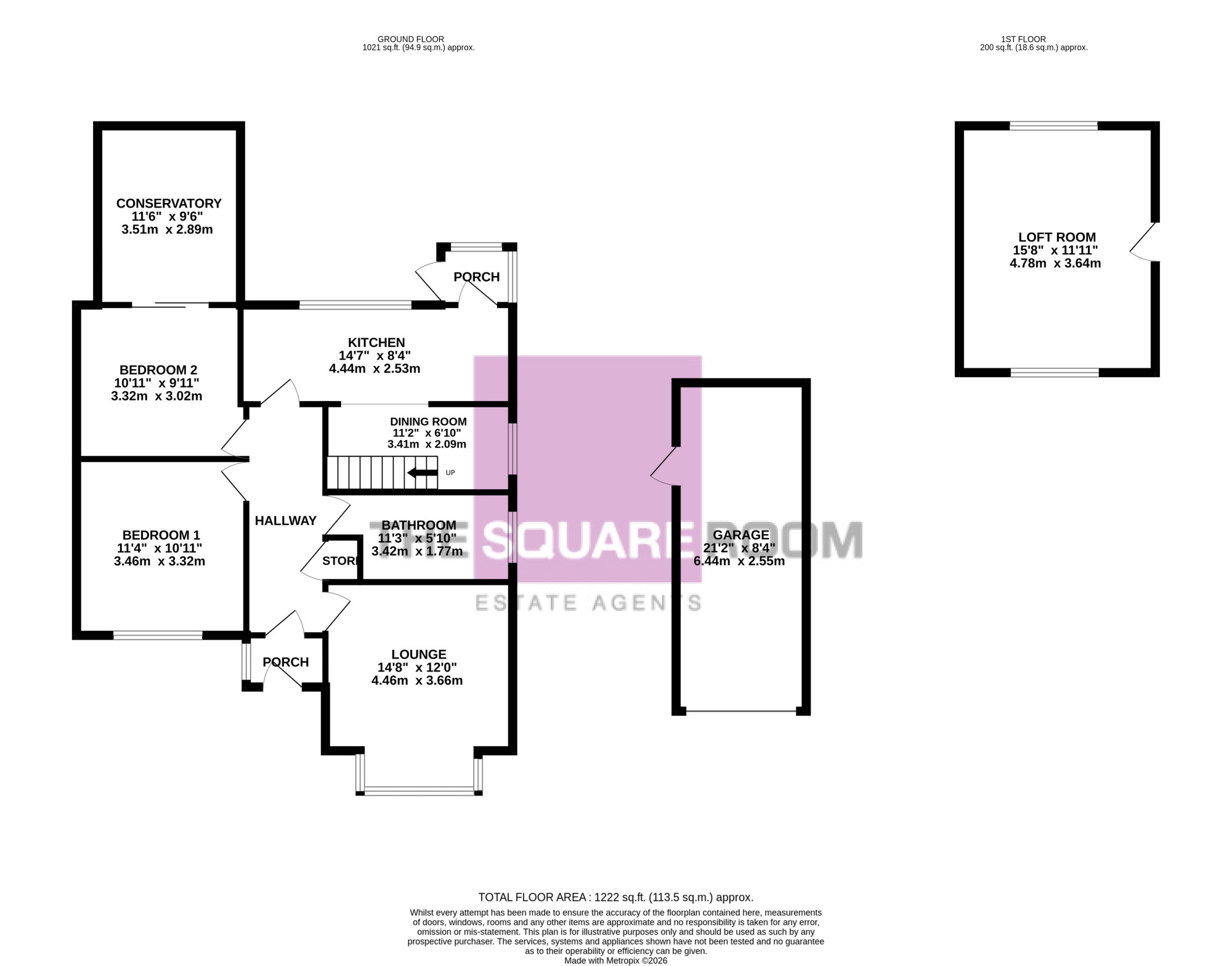 40, Meadow Crescent, Poulton-Le-Fylde floorplan