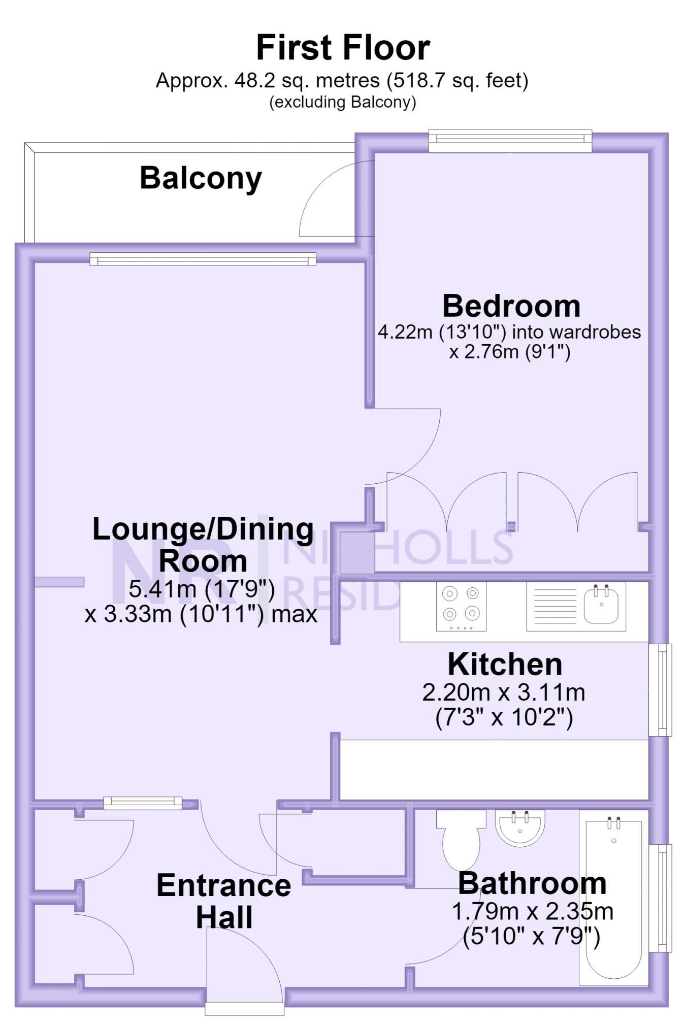 12 Sherwood Court, 108 Robin Hood Lane, Sutton floorplan