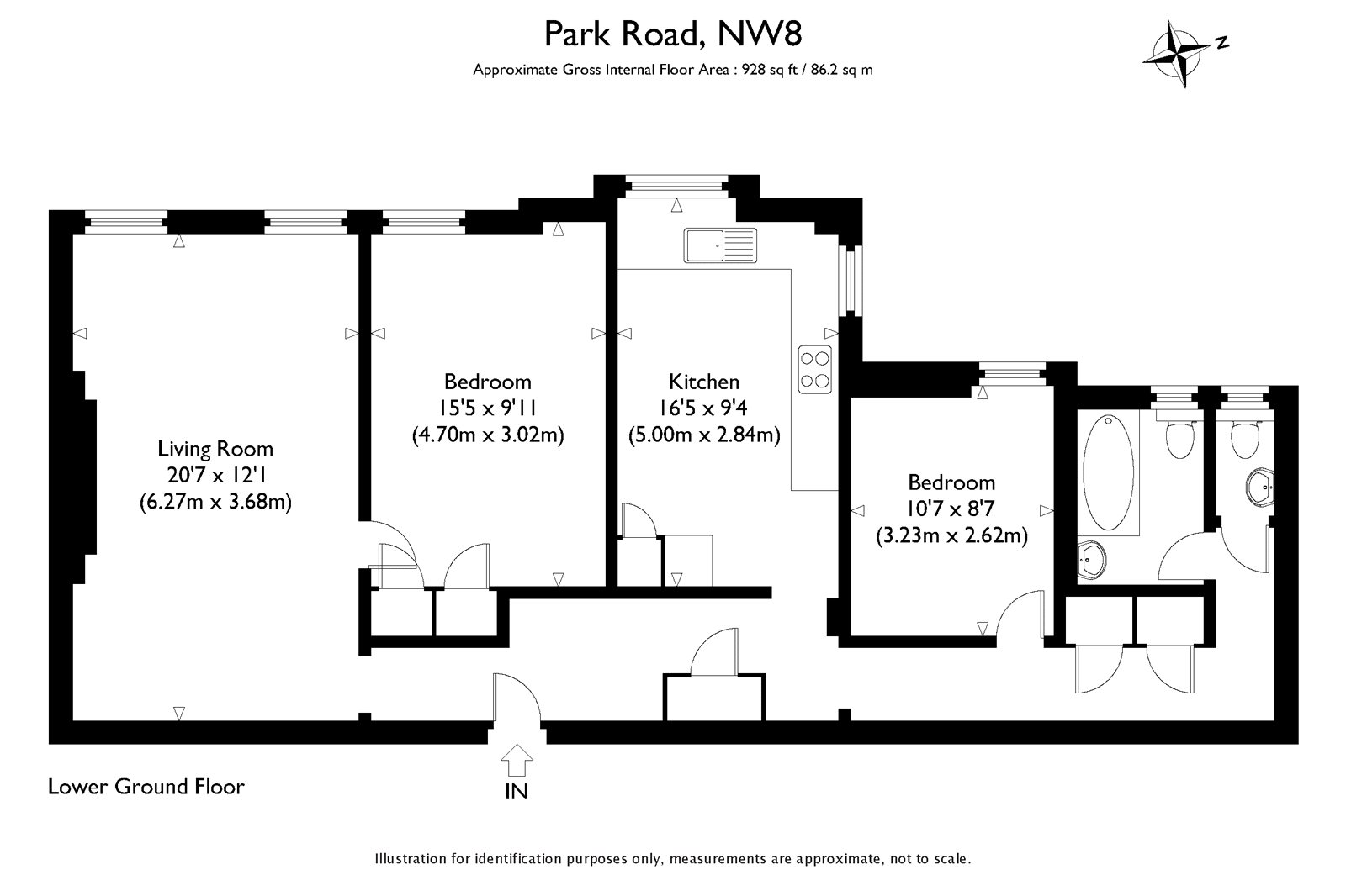 2 Bedrooms Flat for sale in Abbey Lodge, Park Road, London NW8