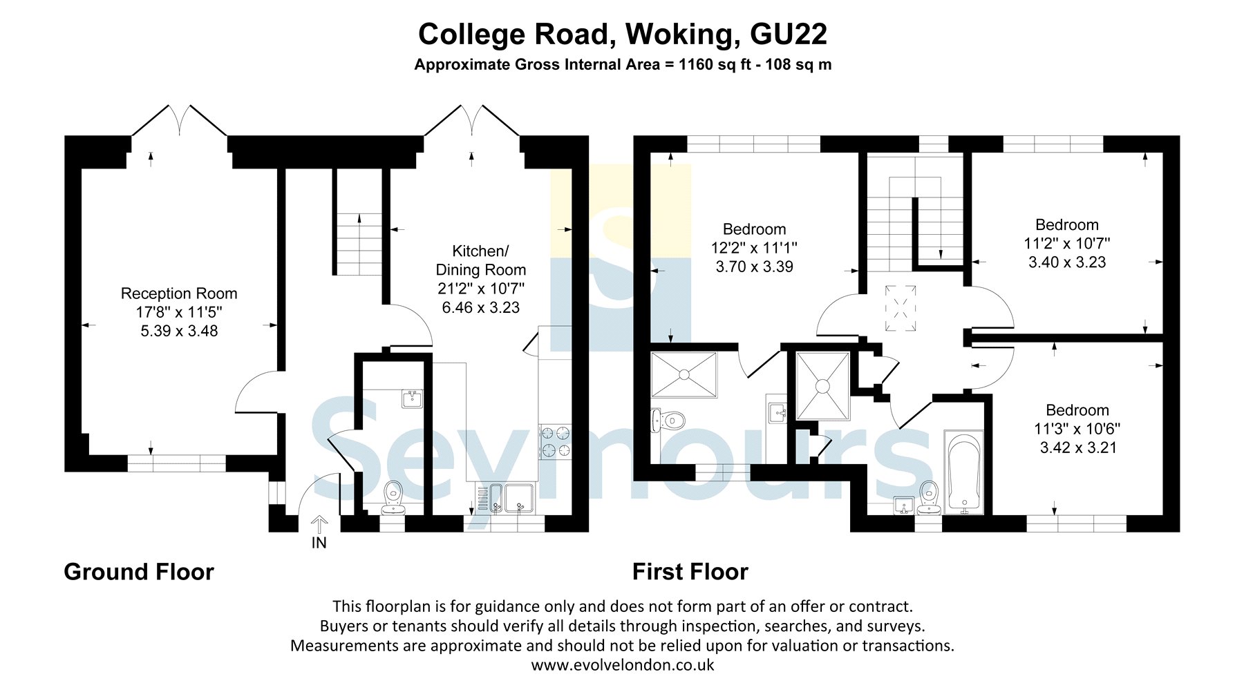 College Road, Surrey floorplan
