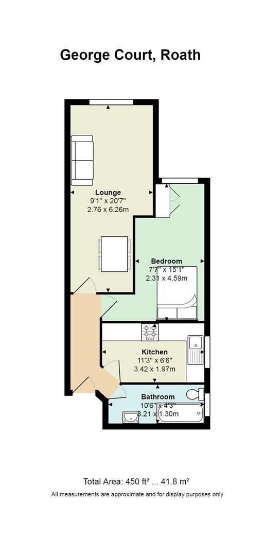 7 George Court, 200, Newport Road, Cardiff floorplan