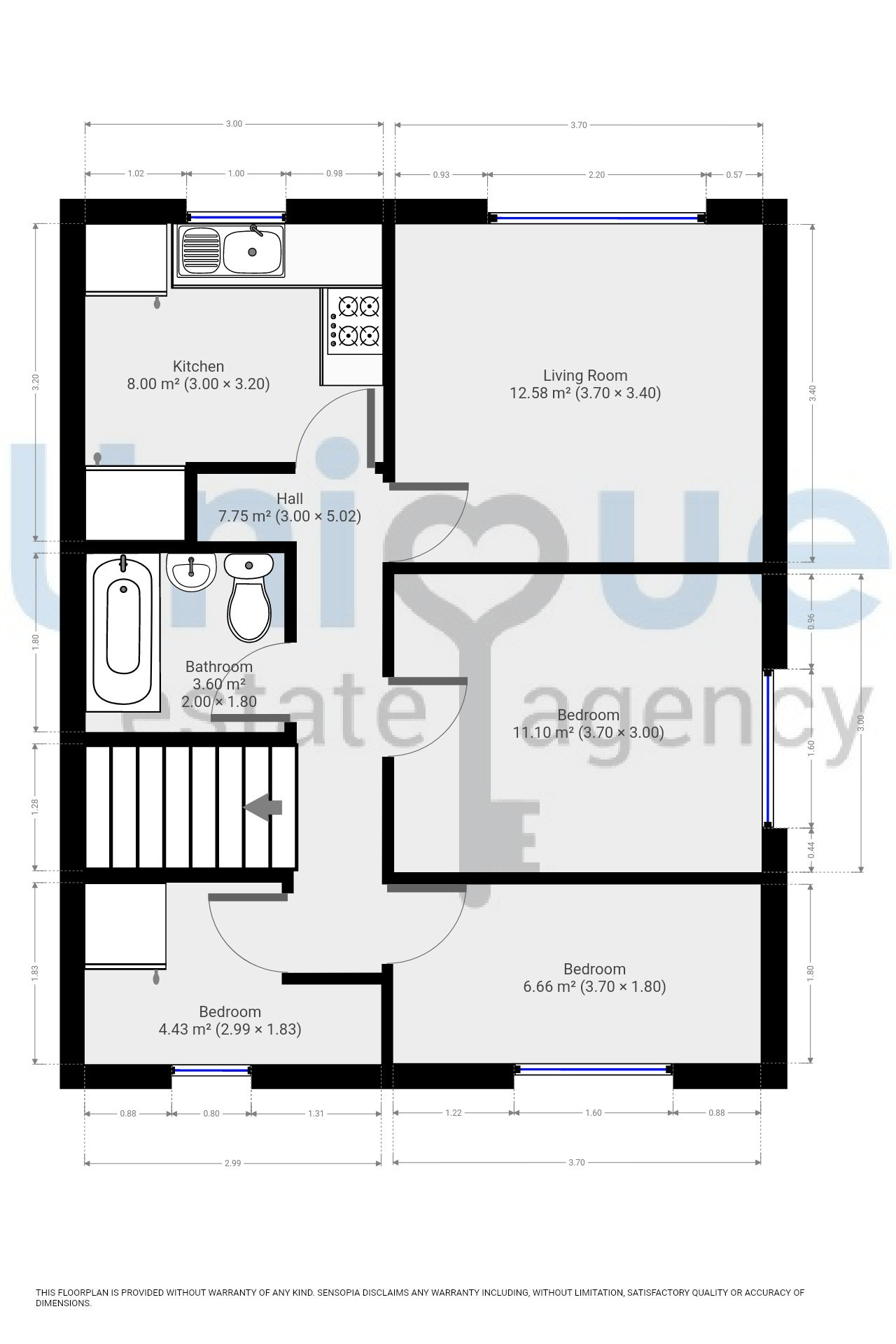 24, Kilmory Place, Blackpool floorplan