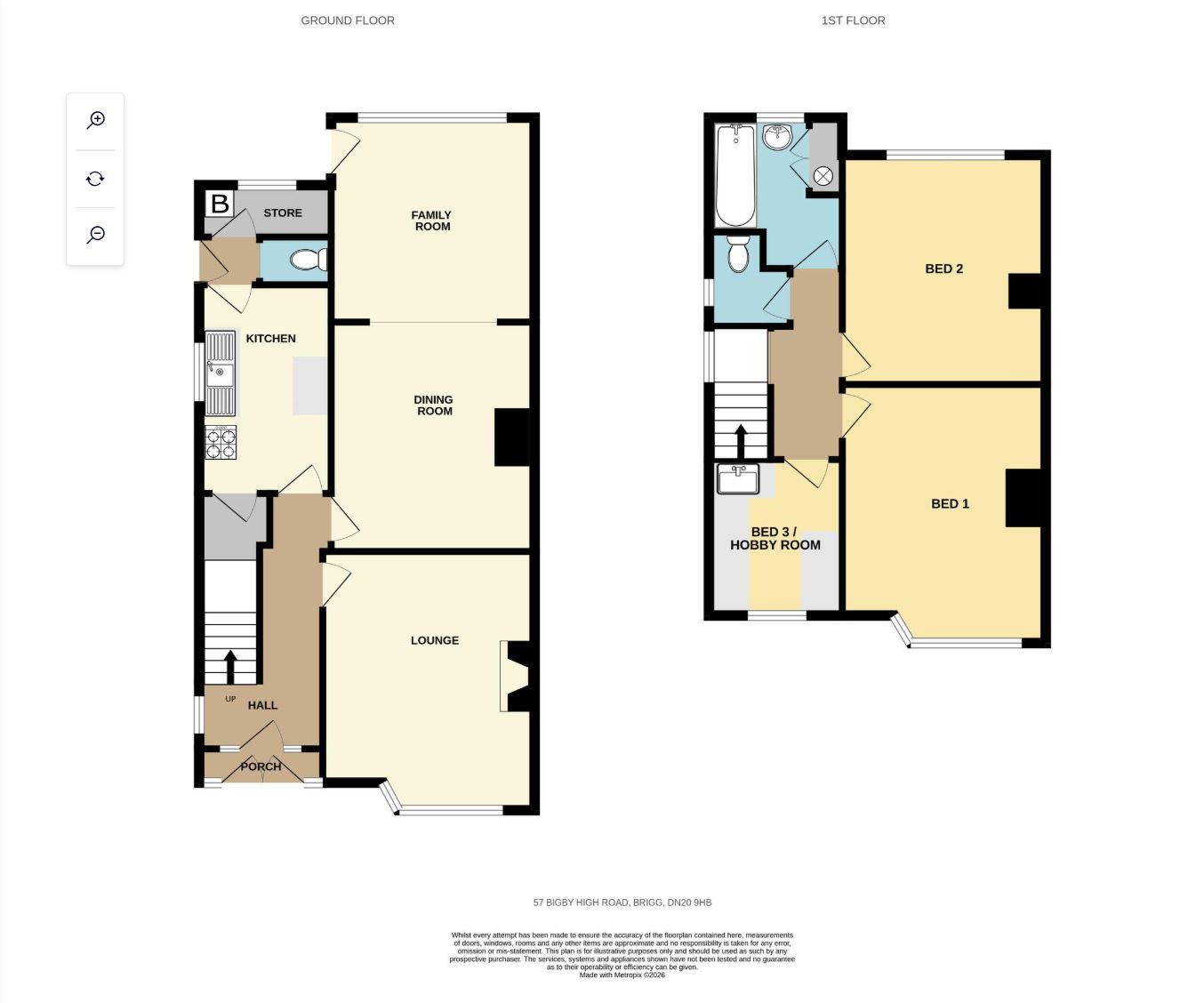 57, Bigby High Road, Brigg floorplan