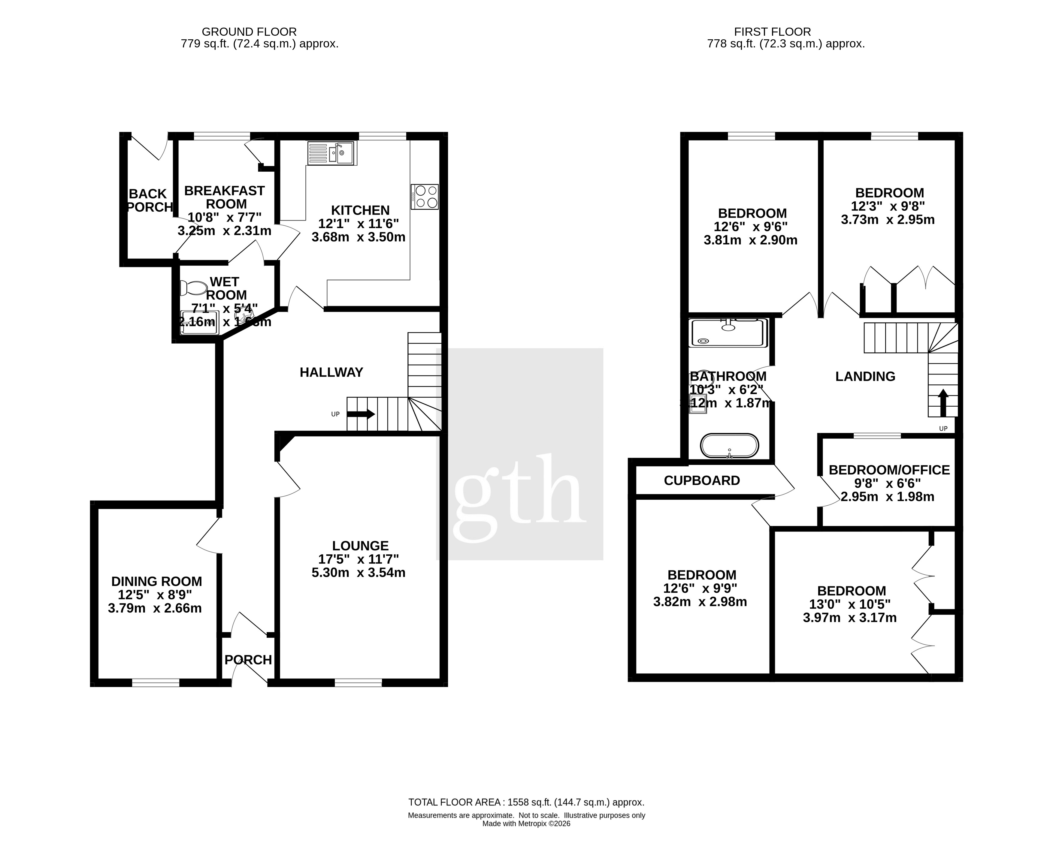 5, Calf Street, Devon floorplan