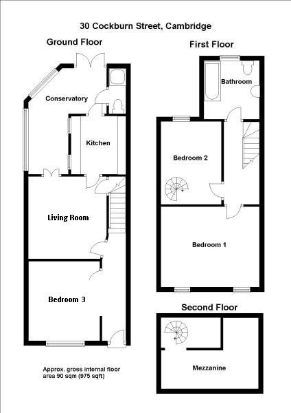 3 Bedrooms  to rent in Cockburn Street, Cambridge CB1