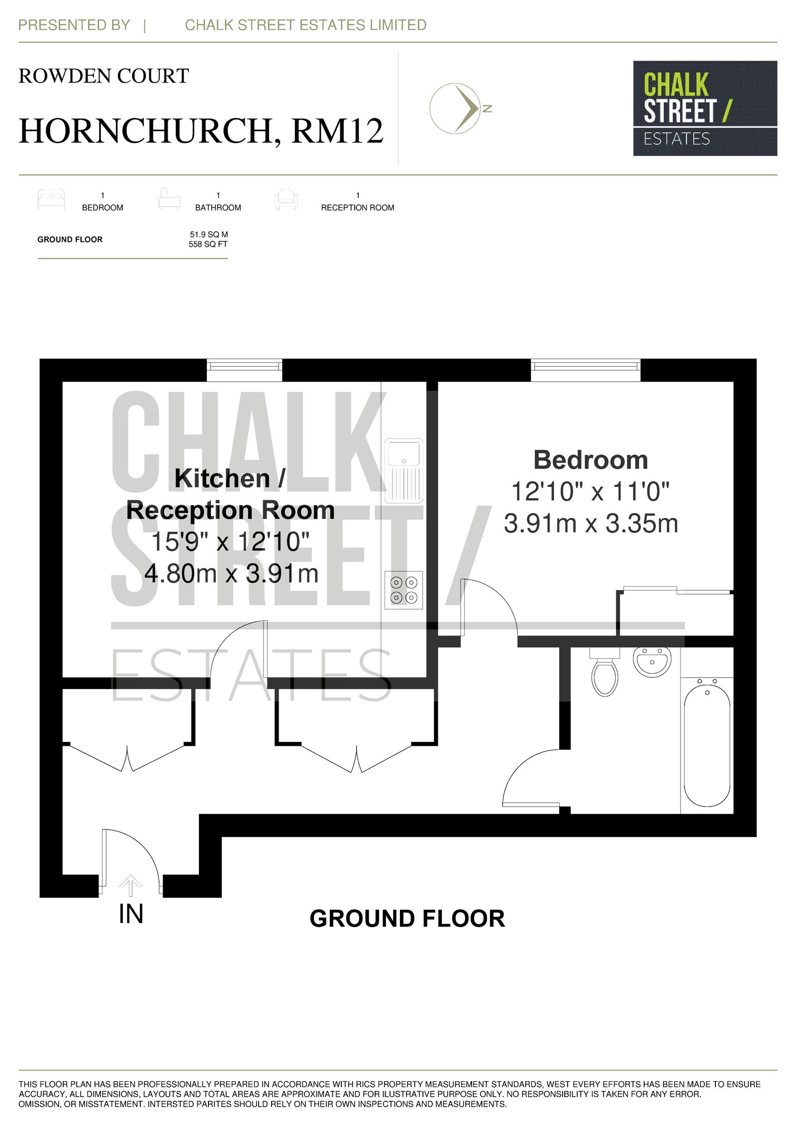 Flat 18, Rowden Court, Spitfire Approach, Hornchurch floorplan