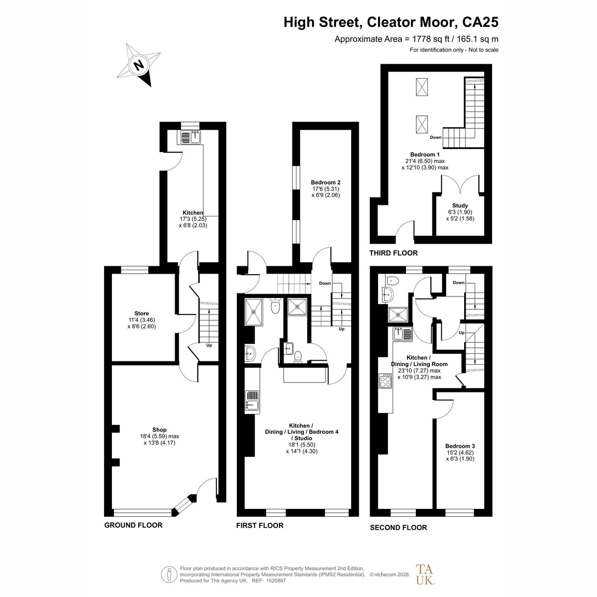 46, High Street, Cleator Moor floorplan