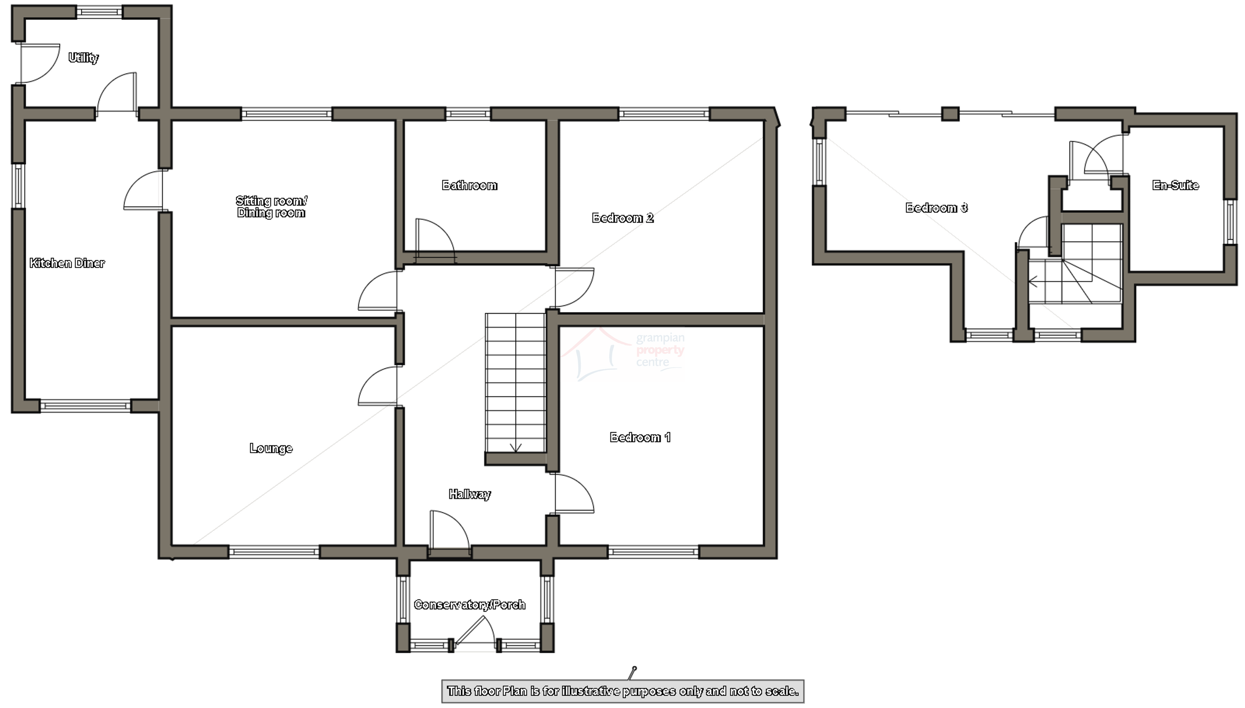 Waterside Cottage, Forres floorplan