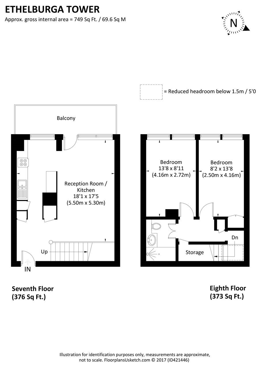 2 Bedrooms  to rent in Rosenau Road, London SW11