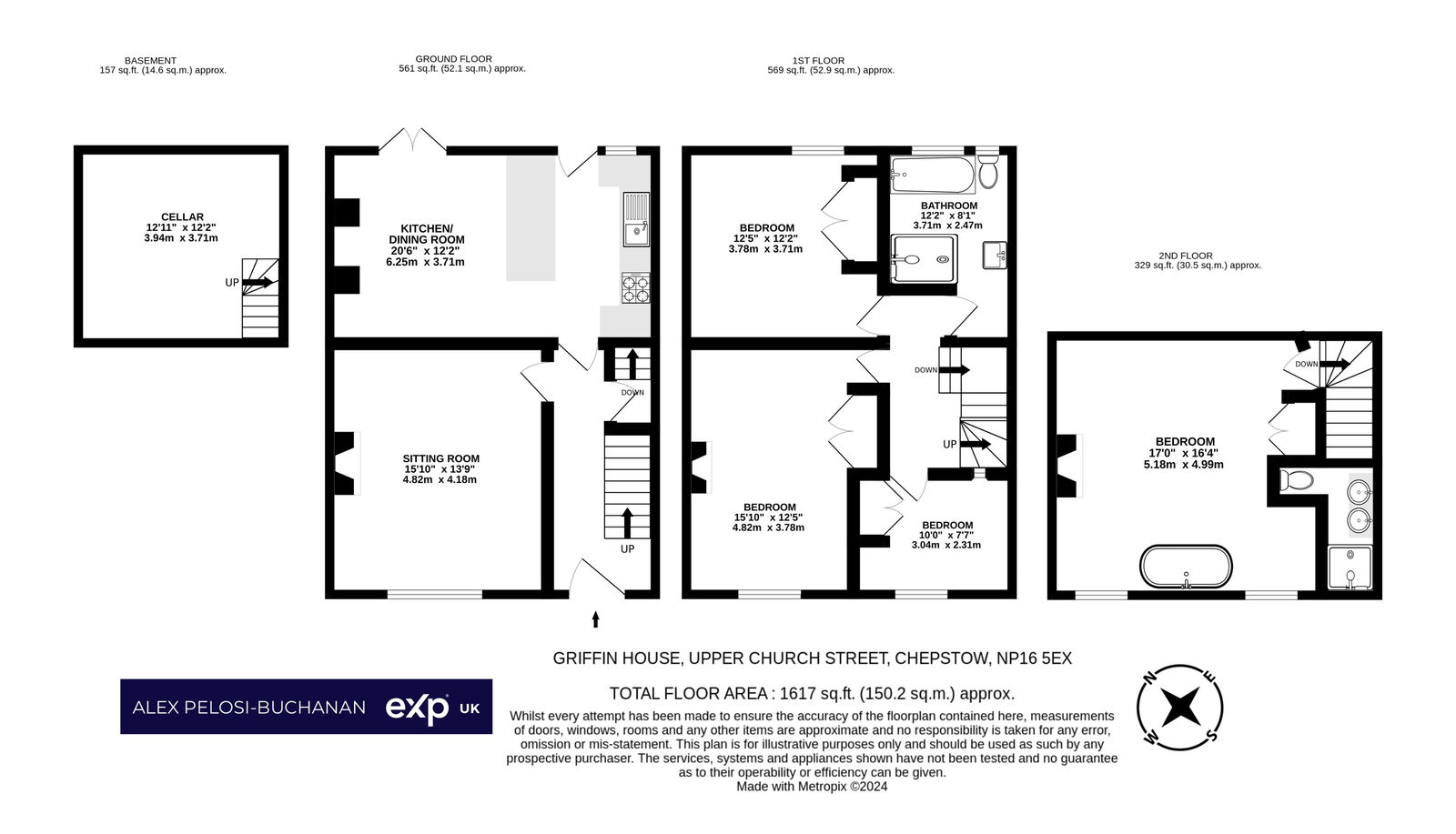 Griffin House, Upper Church Street, Chepstow floorplan