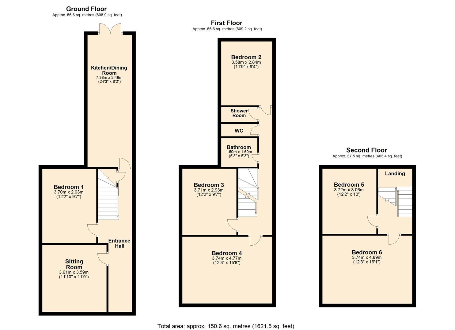 Prospect Park, Exeter floorplan