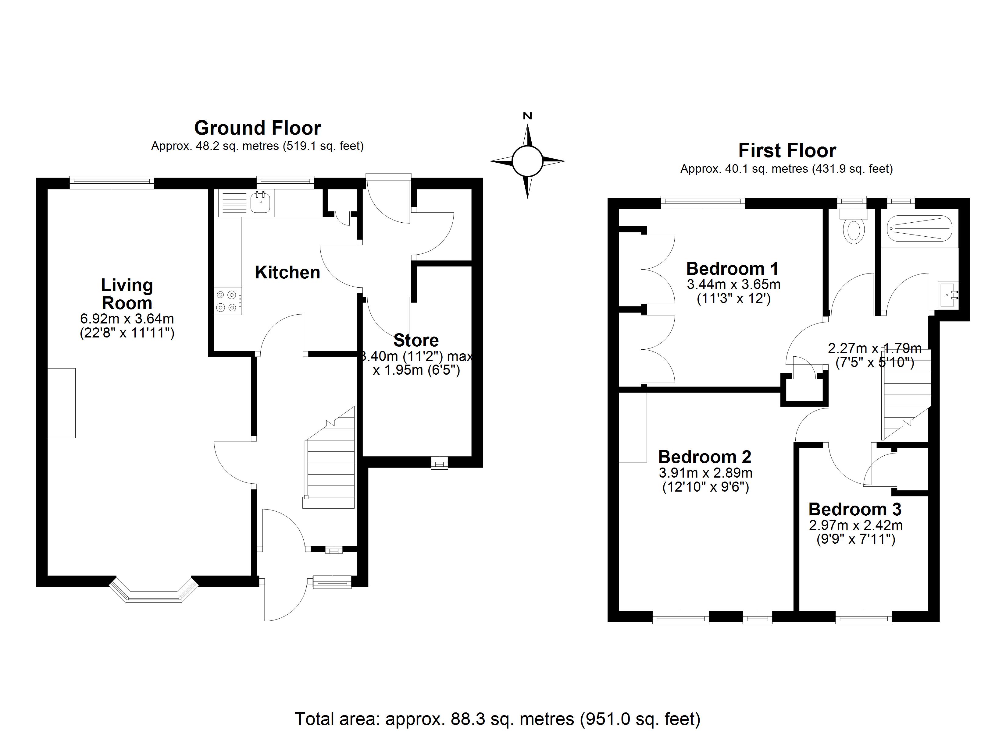 2, Richmond Road, Westerton, Chichester floorplan