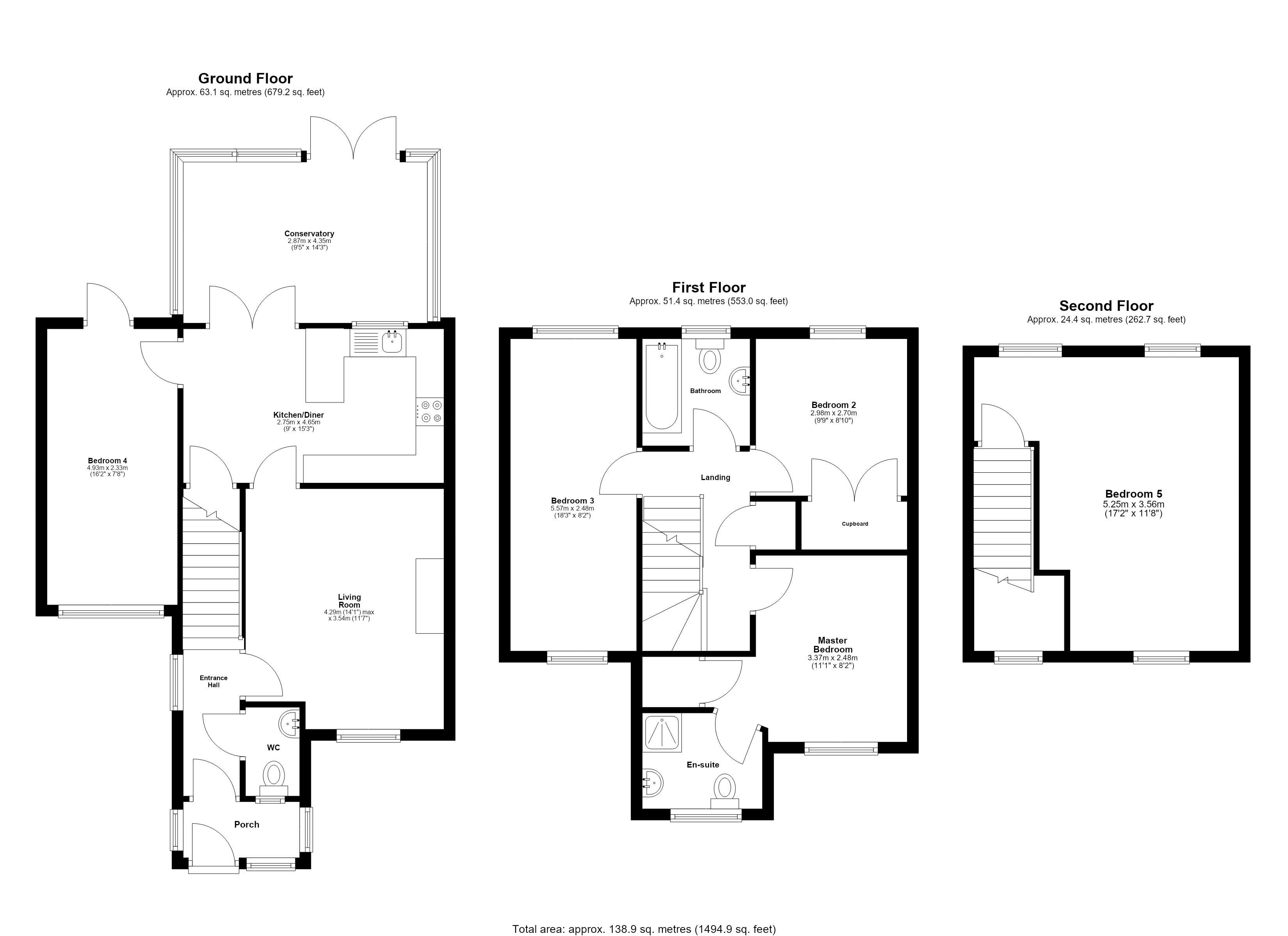 32, Camlet Grove, Milton Keynes floorplan