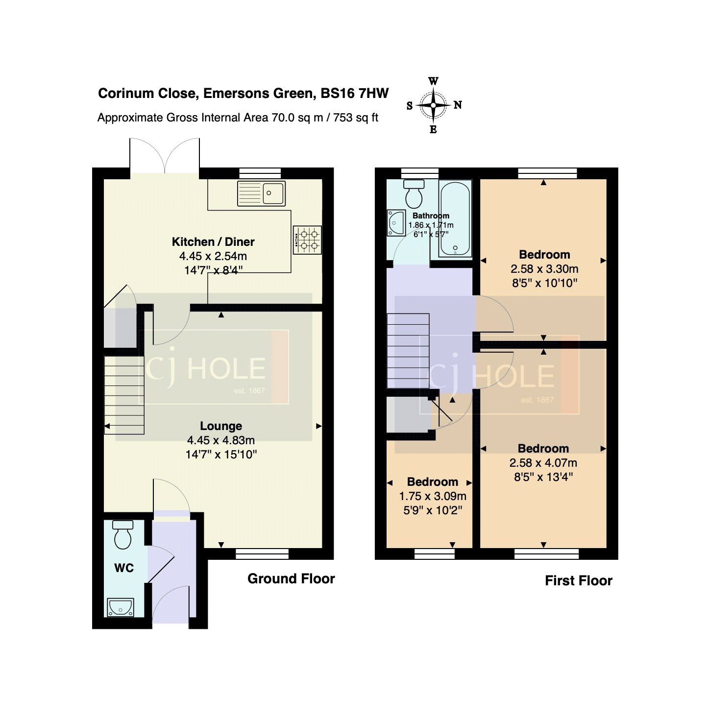 Corinum Close, Bristol floorplan