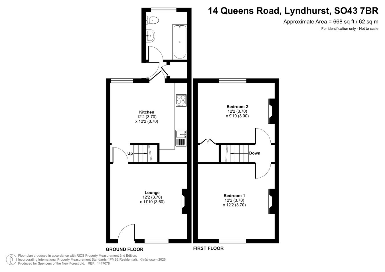 14, Queens Road, Lyndhurst floorplan
