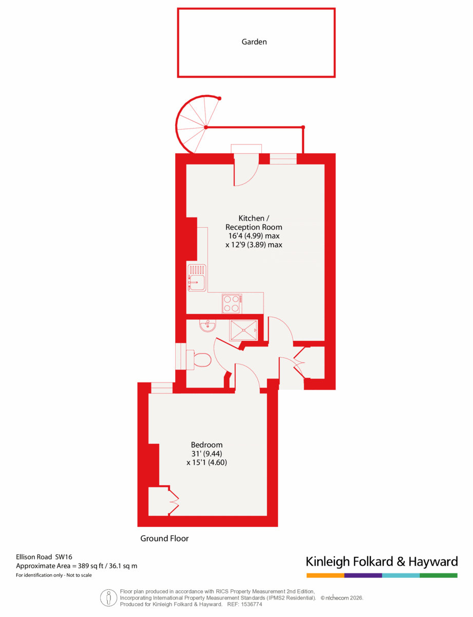 Ellison Road, London floorplan