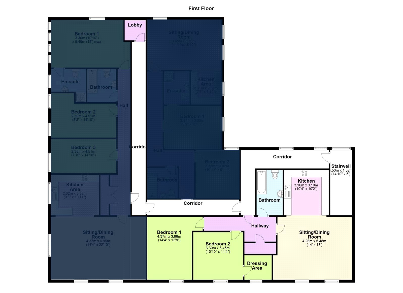 Flat 1, Senate House,, Hexham Road, Tyne and Wear floorplan